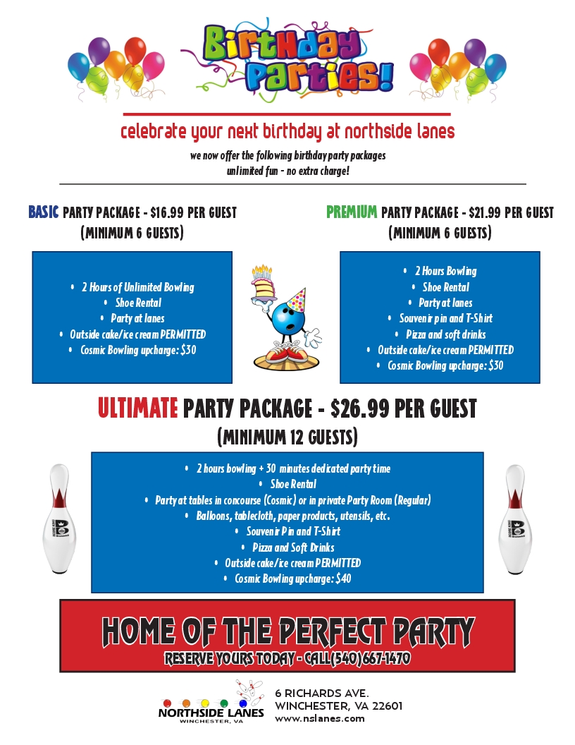 BIRTHDAY PARTY FLYER